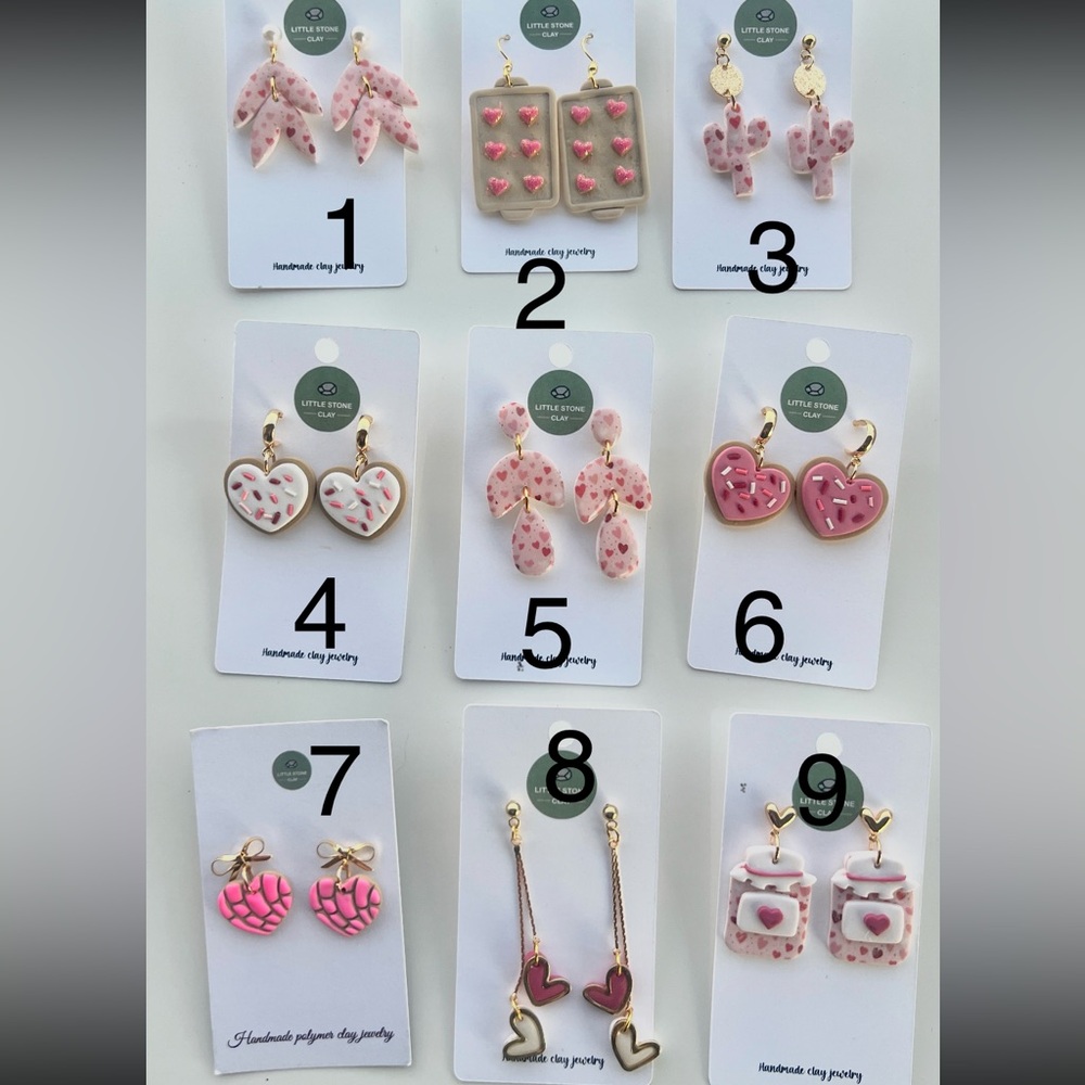 Handmade Clay Earings